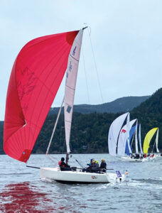 J/70 racing in the Pacific Northwest. Photo: 48 North