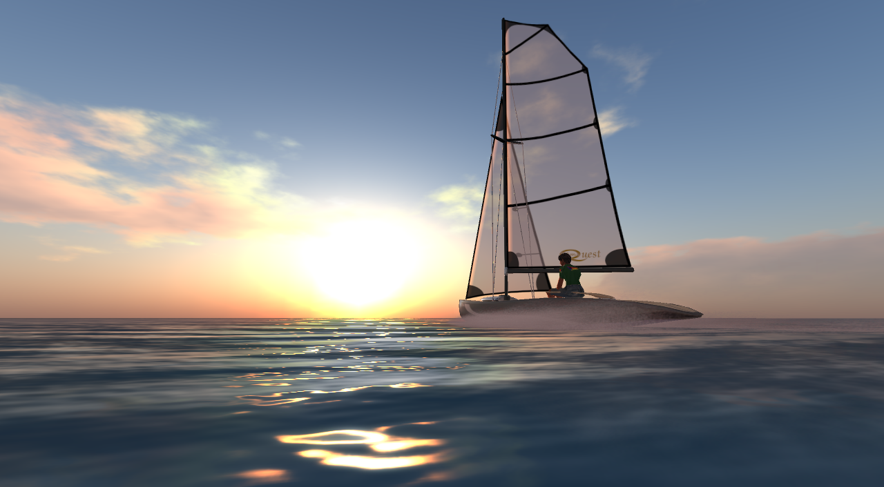 Virtual sailing