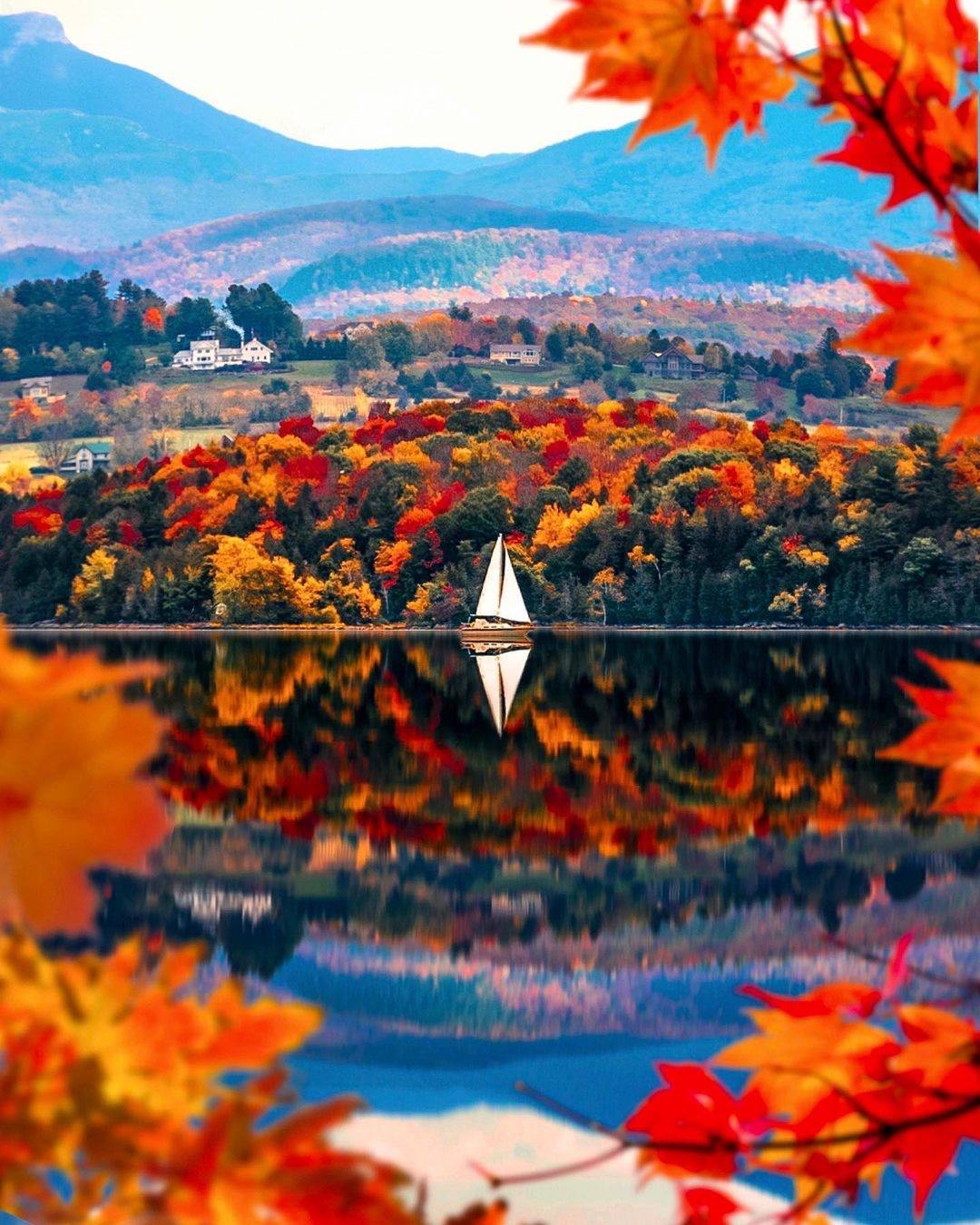 Fall Sailing in Vermont. Image by Kiel James Patrick
