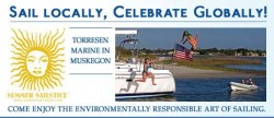 Muskegen, MI is home to Torresen Marine and another great Summer Sailstice celebration