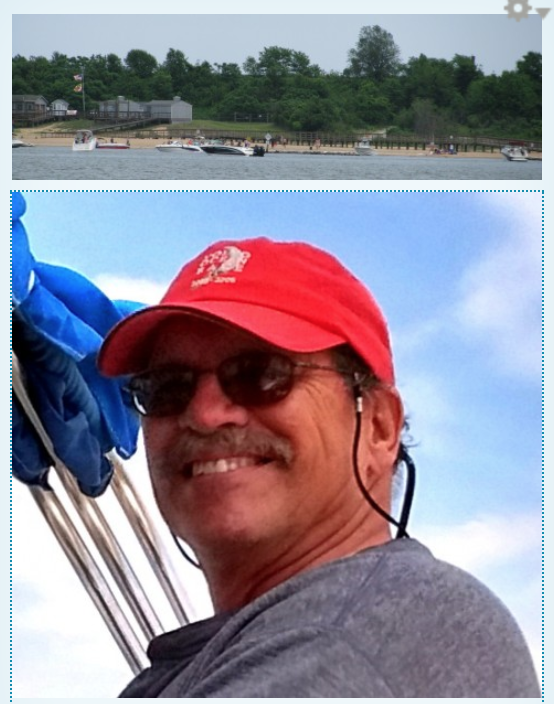 David sailing Chesapeake