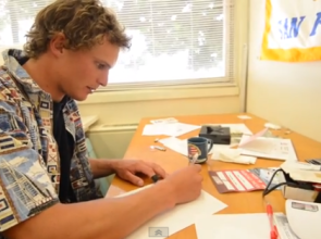 American Youth Sailing Force Invites Announcer Ted Harris to a Barbecue