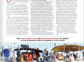 Chesapeake Sailors Rally Around Summer Sailstice