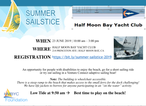Half Moon Bay Yacht Club Summer Sailstice Celebration 6/23