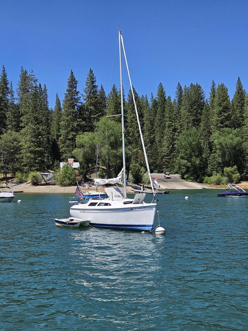 Sister boat on the mooring.