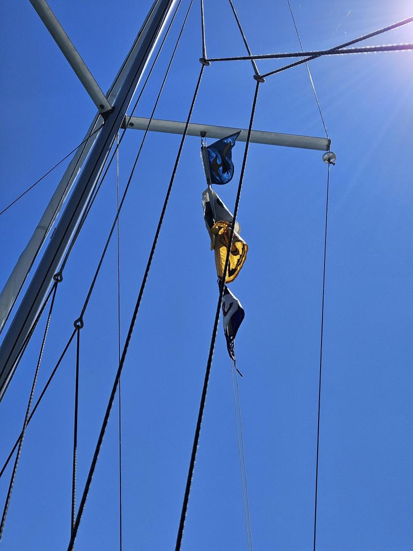 Old Sailstice flag still flying!