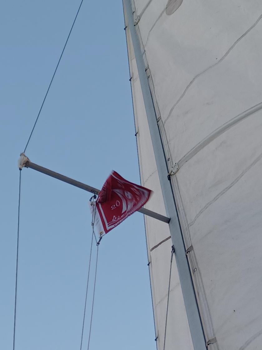 I loved flying my Sailstice 2024 flag on my boat!