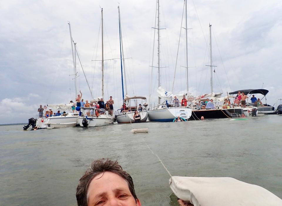 CSC raft up selfie