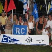 Cortez, FL - The Cortez Yacht Club 'weathers' a windy Summer Sailstice.