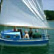 Back Yard Yacht Builders celebrate the Sailstice at Hart State Park, Georgia