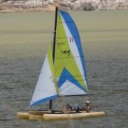 Sailing in the desert