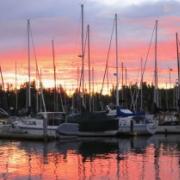 WA - Sunset At Kingston Marina