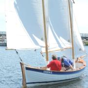Maiden voyage in Lake Huron