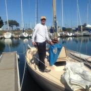 FolkBoat sailing on San Francisco Bay