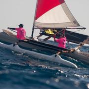 Holopuni Canoes Tahiti on the water for Summer Sailstice!