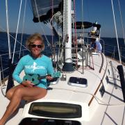 S/V "Hula Girl" Shows Off Her New Ukulele!