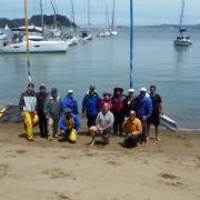 Hobies afloat on SF Bay for this year's Summer Sailstice
